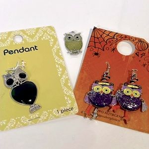 💥3/10 Sale - Owl Jewelry Bundle